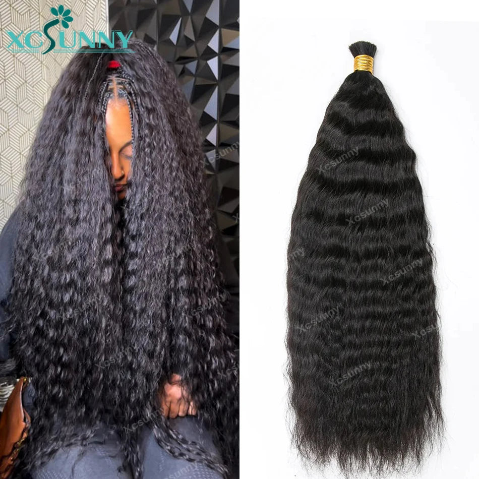 Wet And Wavy Human Hair Bundles Bulk Braiding Bulk Human Hair For Boho Braids No Weft Bulk Human Hair Extensions Wholesale