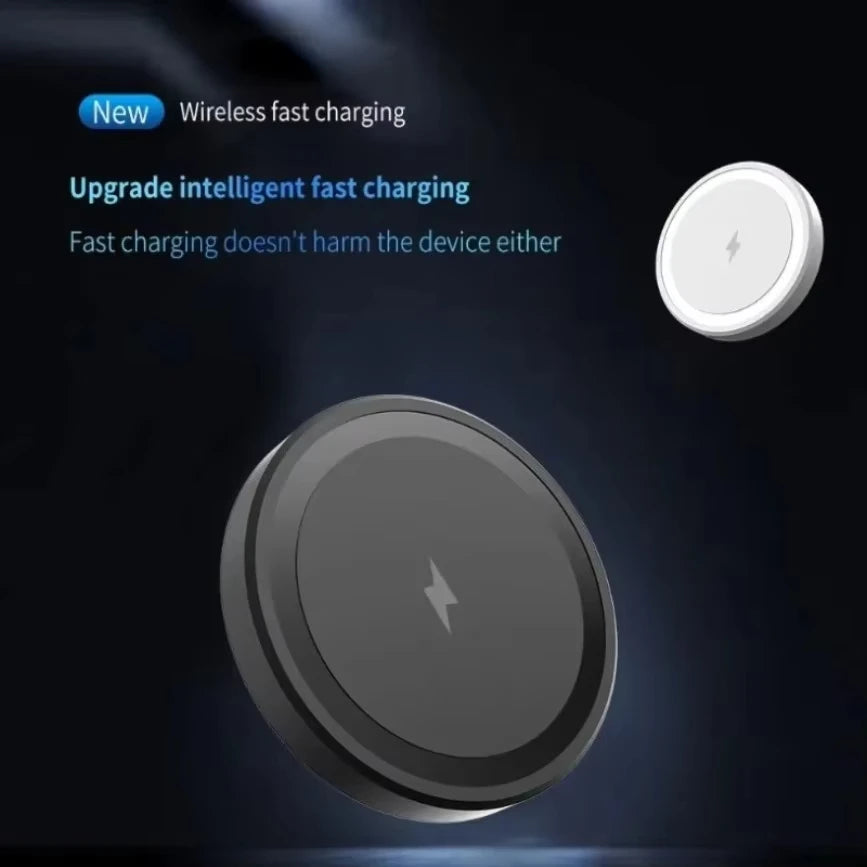 Mini Magnetic Wireless Charger Strong Magnet for iPhone 18 17 16 15 14 13 Slim Portable 15W Fast Charging Cargador inalámbrico
