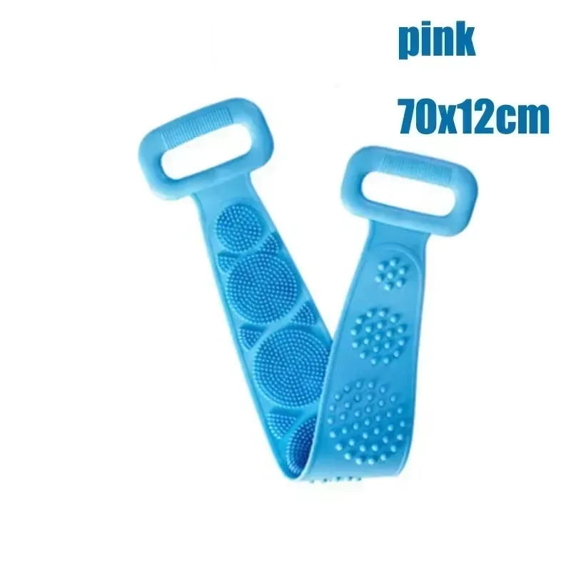 Exfoliating Brush for Feet Foot Wash Mat Brush Body Wash Scrubber in Shower Silicone Bath Massage Mat Back Brush Wall Mounted