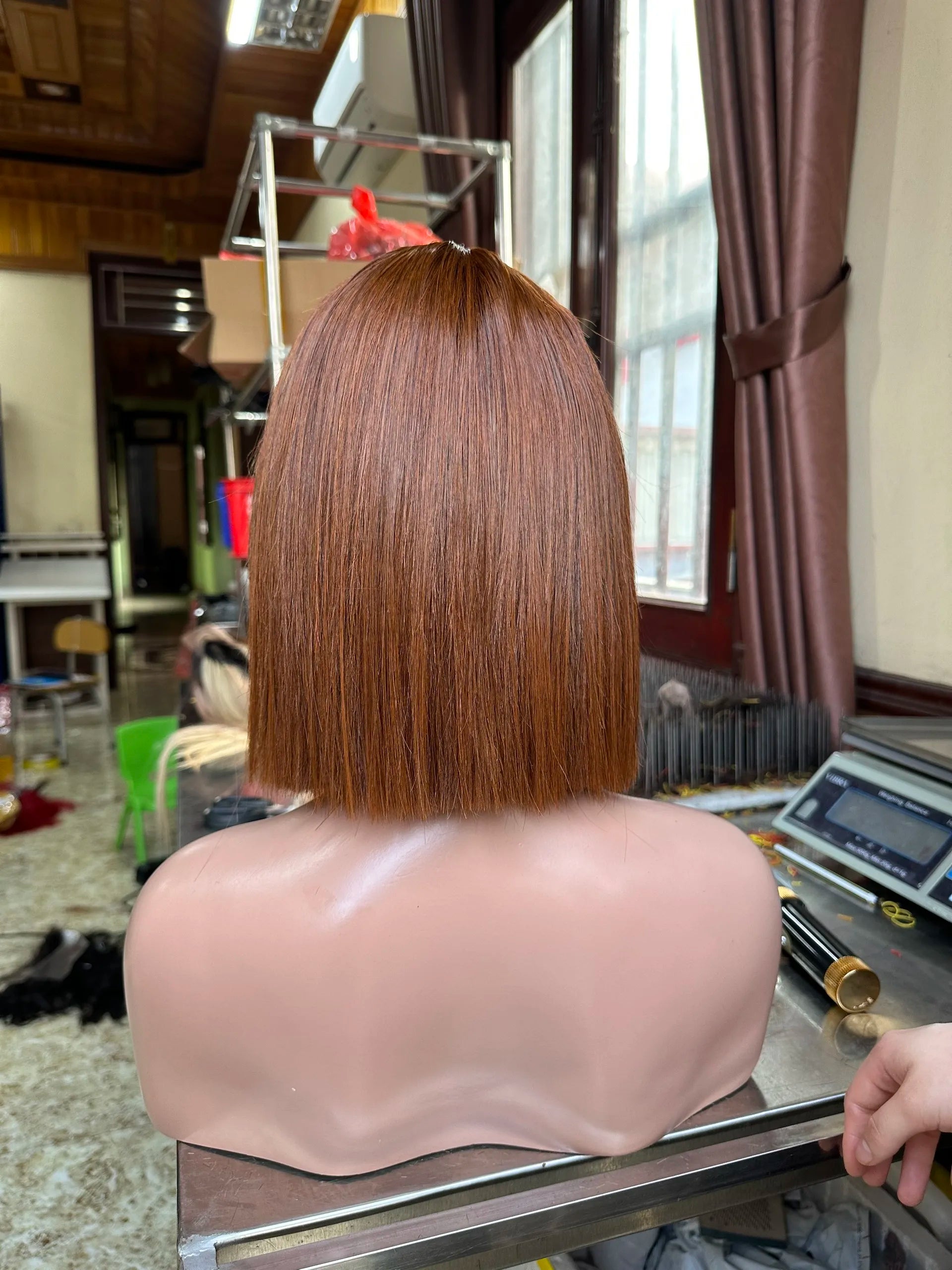 100% 12A Vietnamese Raw Unprocessed Virgin Hair Closure Transparent HD Bob Bone Straight Human Hair Wigs