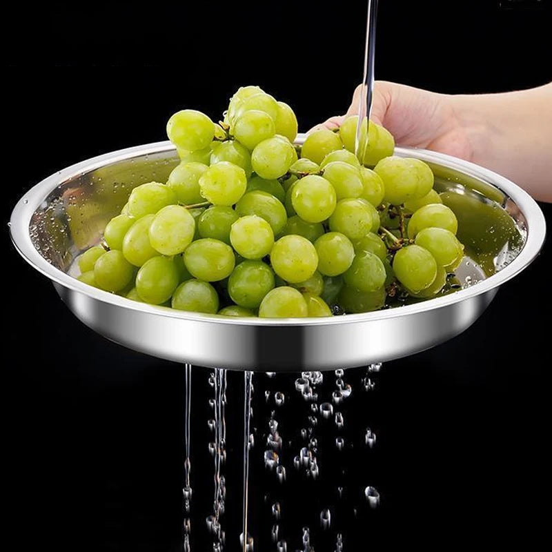 28/30/32/34/36cm Stainless Steel Steamer Rack Round Thickened Steaming Tray For Dumplings Fish Household Kitchen Cooking Gadgets