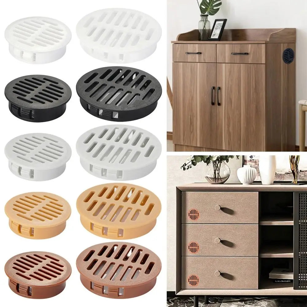 Heat Dissipation Rectangular Breathable Mesh Plastic Multiple Sizes Cabinet Wardrobe Air Vent Ventilation Grille Wardrobes
