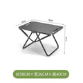 Portable Folding Camping Table,Stainless Steel Outdoor Dining Table,Compact Design for Camping,Beach, BBQ,and Hiking