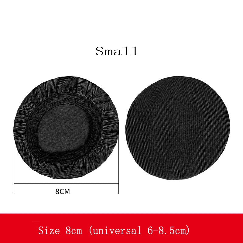 Reusable Hygienic Universal Soft Washable Headphones Elastic Protective Dust Proof Earpad Covers Non Woven Cloth Durable 1Pairs