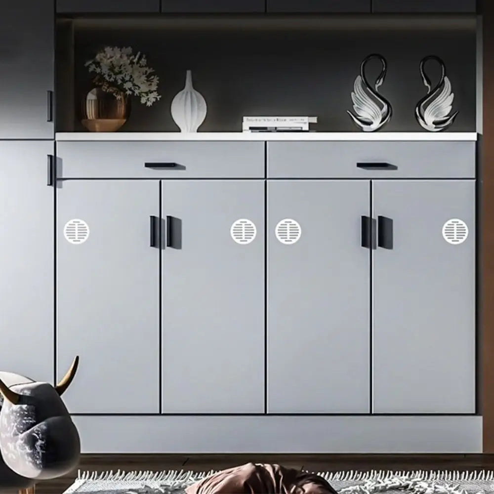 Heat Dissipation Rectangular Breathable Mesh Plastic Multiple Sizes Cabinet Wardrobe Air Vent Ventilation Grille Wardrobes