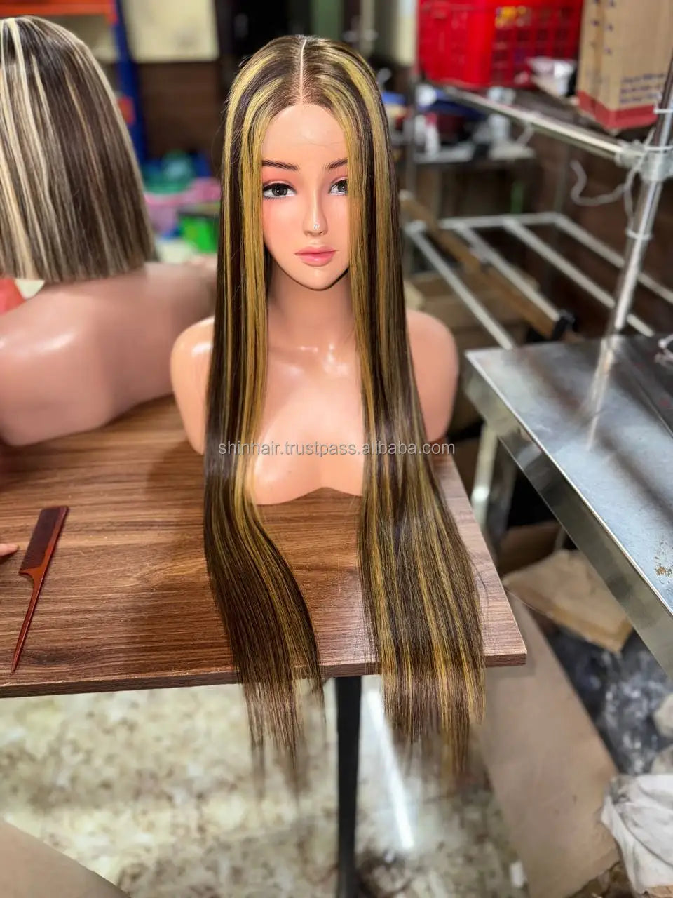 Wholesale Price Various Colors Human Hair Wigs Full Lengths 100% Raw Vietnamese Hair Extensions Lace Front Wigs