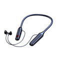 Wireless Bluetooth neckband headphones with digital display function, large-capacity semi-in-ear sports stereo headphones