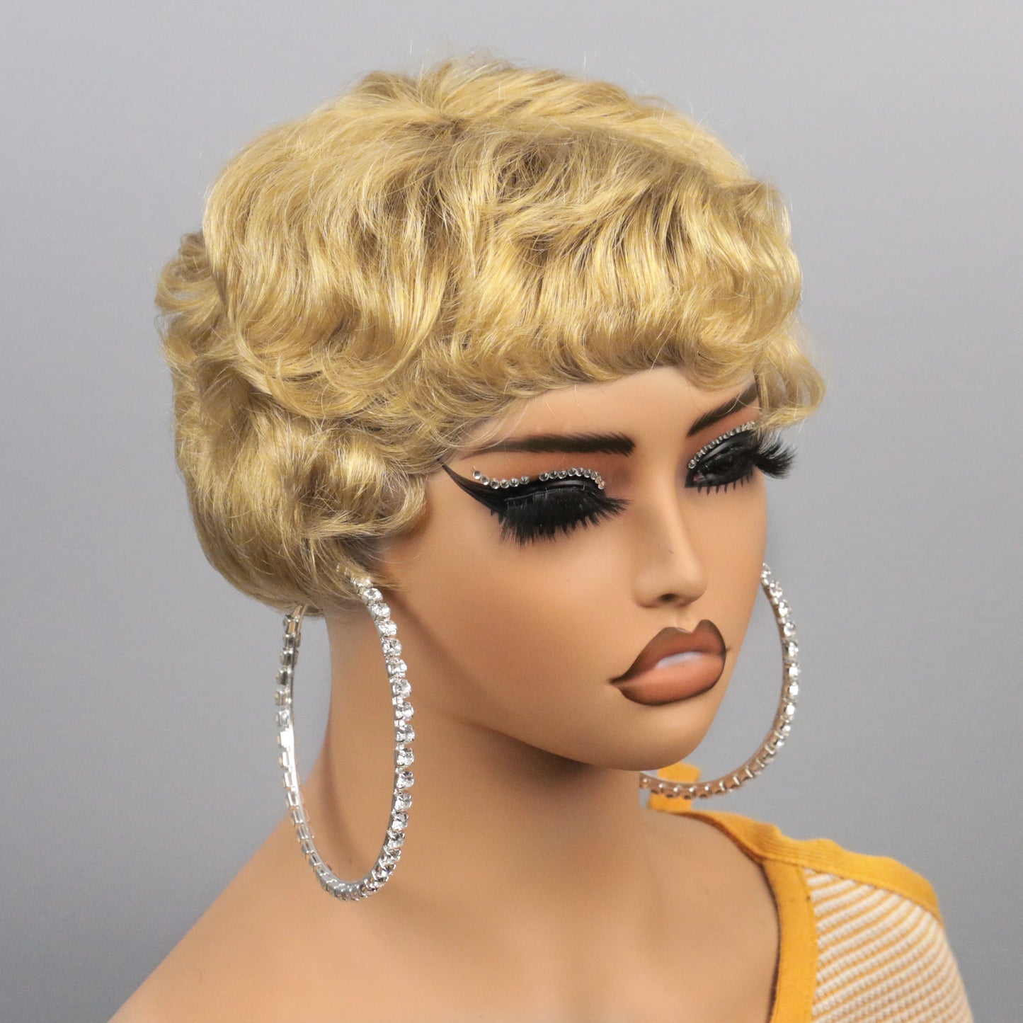Short Human Hair Wigs for Women Glueless Wigs Human Hair Short Bob Wig With Bangs