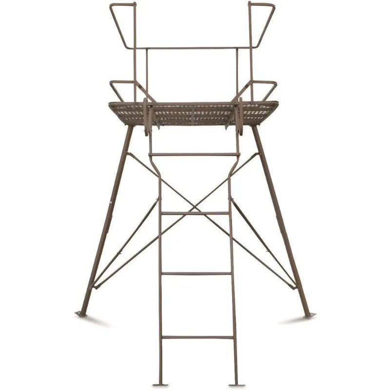 6 Foot 2 Man Hunting Tripod Tower Blind Elevated Stand Hunting Gear Equipment Accessories 4x4