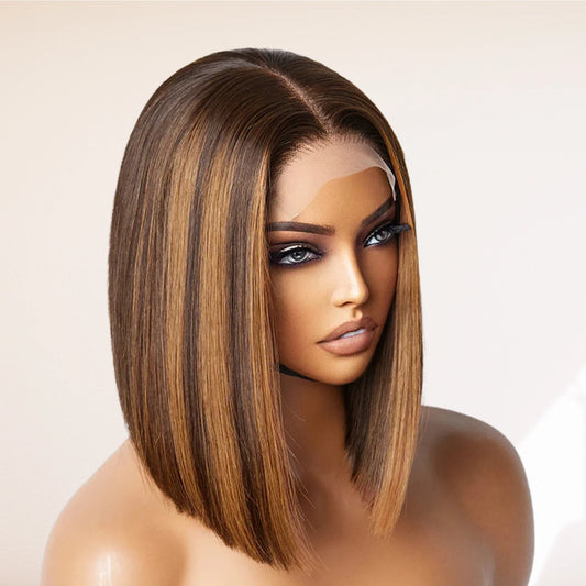 Gorgeous Fast Shipping Unprocessed Bone Straight Vietnamese Human Hair Wigs Human Hair Lace Front Cuticle Aligned Hair