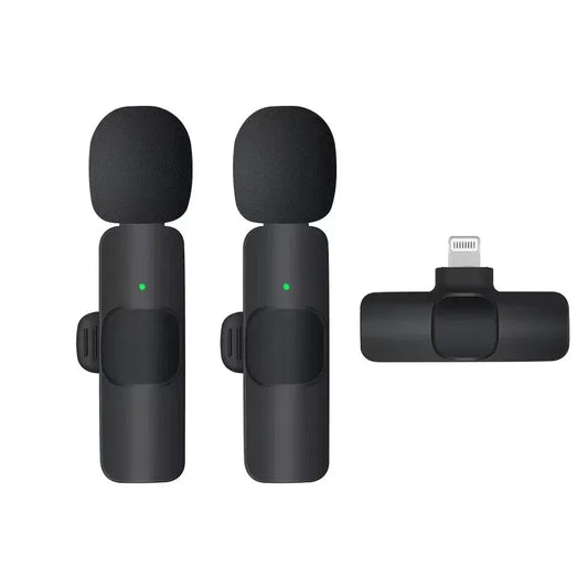 Basix 2.4G Wireless Lavalier Microphone for iPhone & Android – Orange
