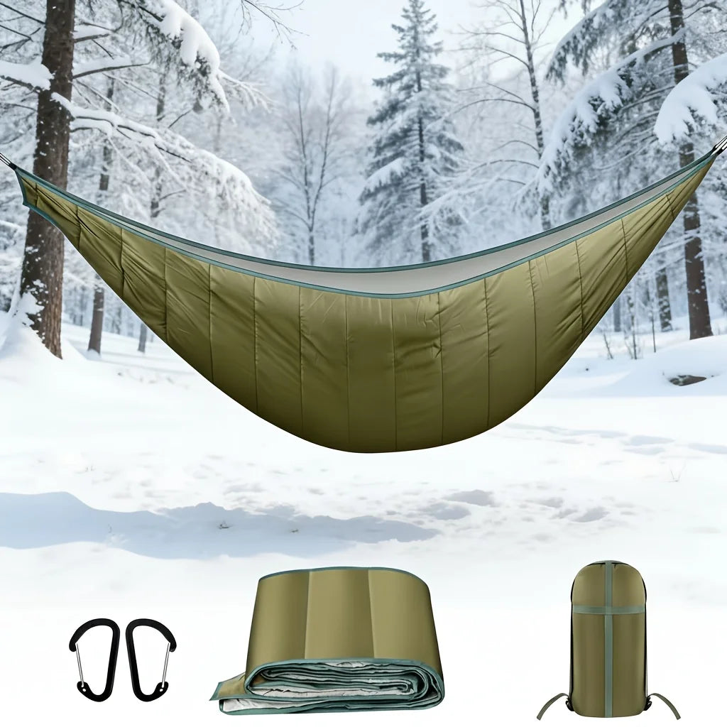 Ultralight Outdoor Hammock Underquilt All Season Full Size Warm Hammock Sleeping Bag Hiking and Backpacking Outdoor Supplies