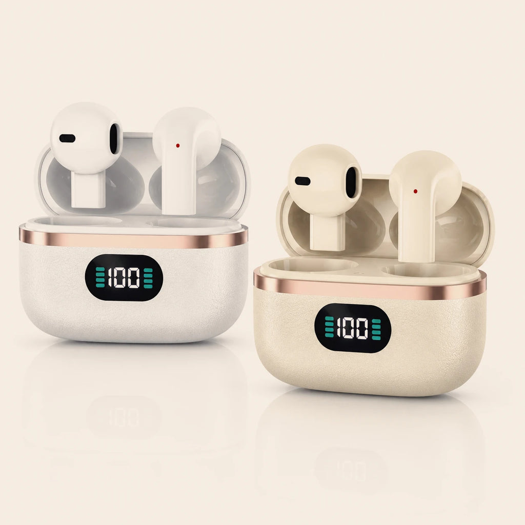 Wireless TWS Semi-In-Ear Earbuds with Sleek Design Long Endurance Battery Built-in Mic Versatile Headphones for Active Lifestyle
