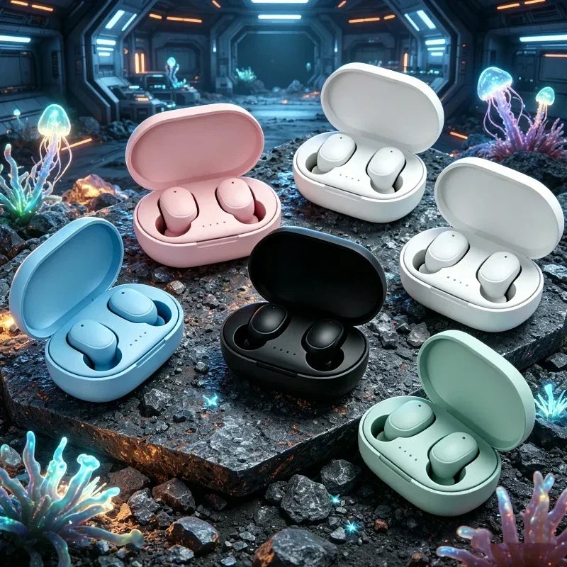 Wireless Earbuds In Ear Light-Weight Headphones, Built-In Microphone, Immersive Premium Sound Long Distance Connection Headset