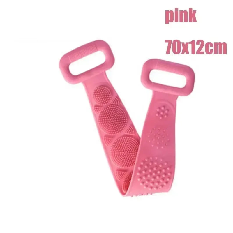 Exfoliating Brush for Feet Foot Wash Mat Brush Body Wash Scrubber in Shower Silicone Bath Massage Mat Back Brush Wall Mounted