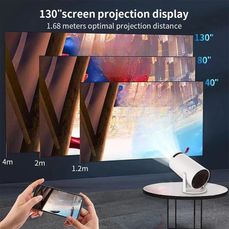 HY300 Android 11 Home Theater Projector 720P with Wireless Gaming Controller