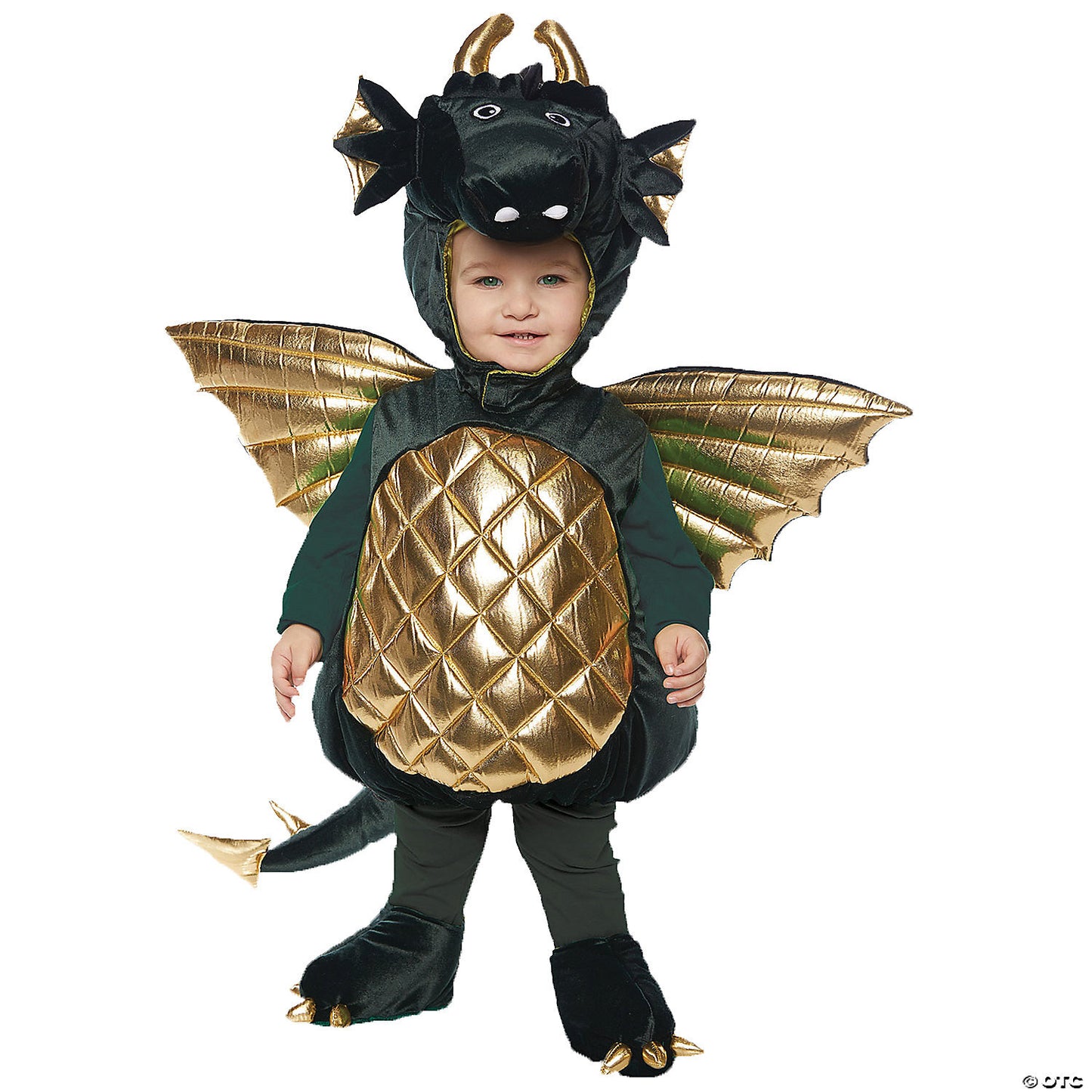 Toddler green dragon cstm-sm 4-6