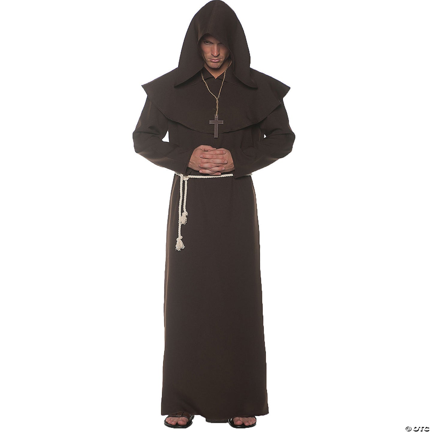 Monk robe adult brown xxl