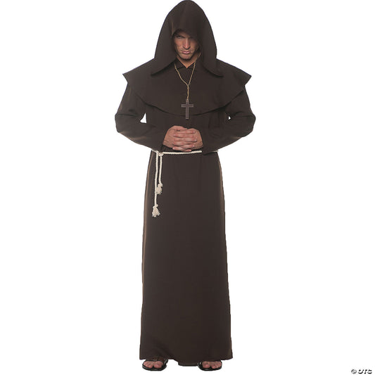 Monk robe adult brown xxl