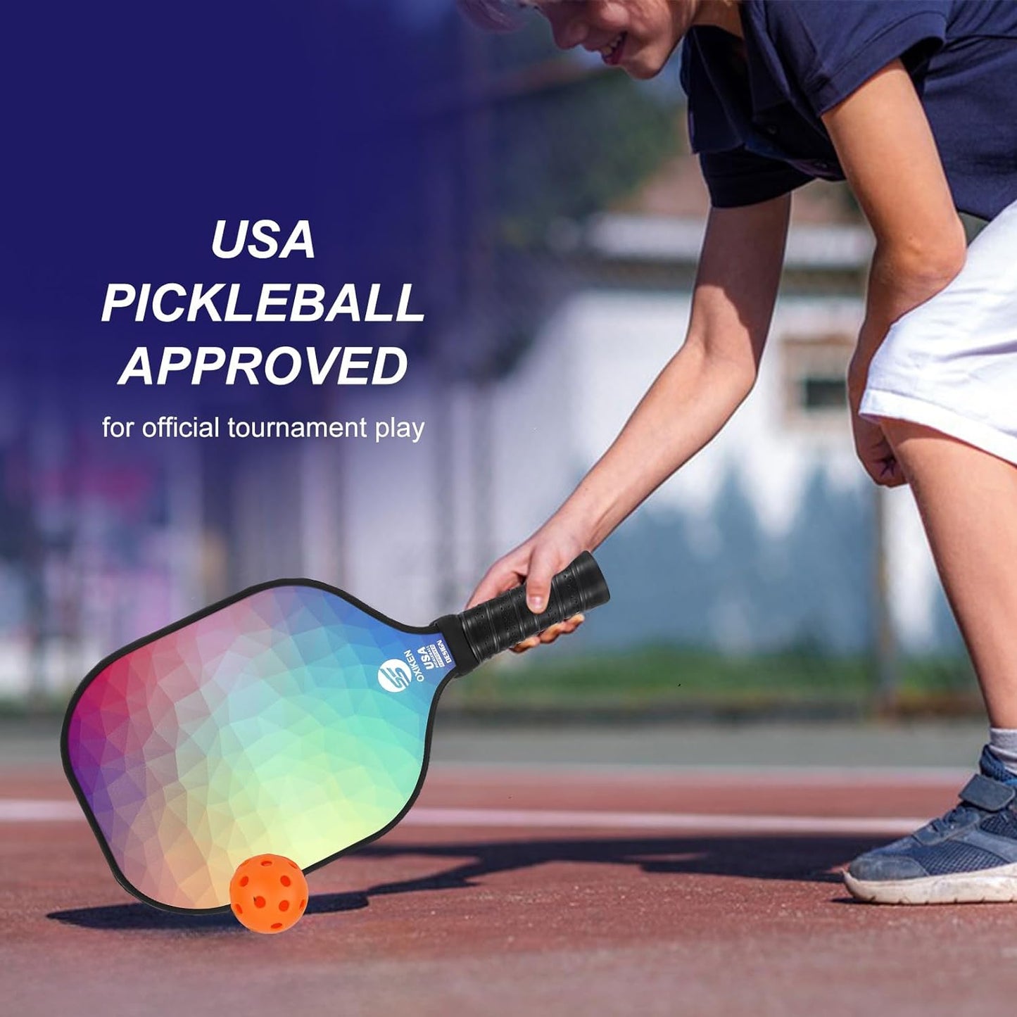 Pickleball Paddles Set of 2 USAPA Approved Pickleball Set