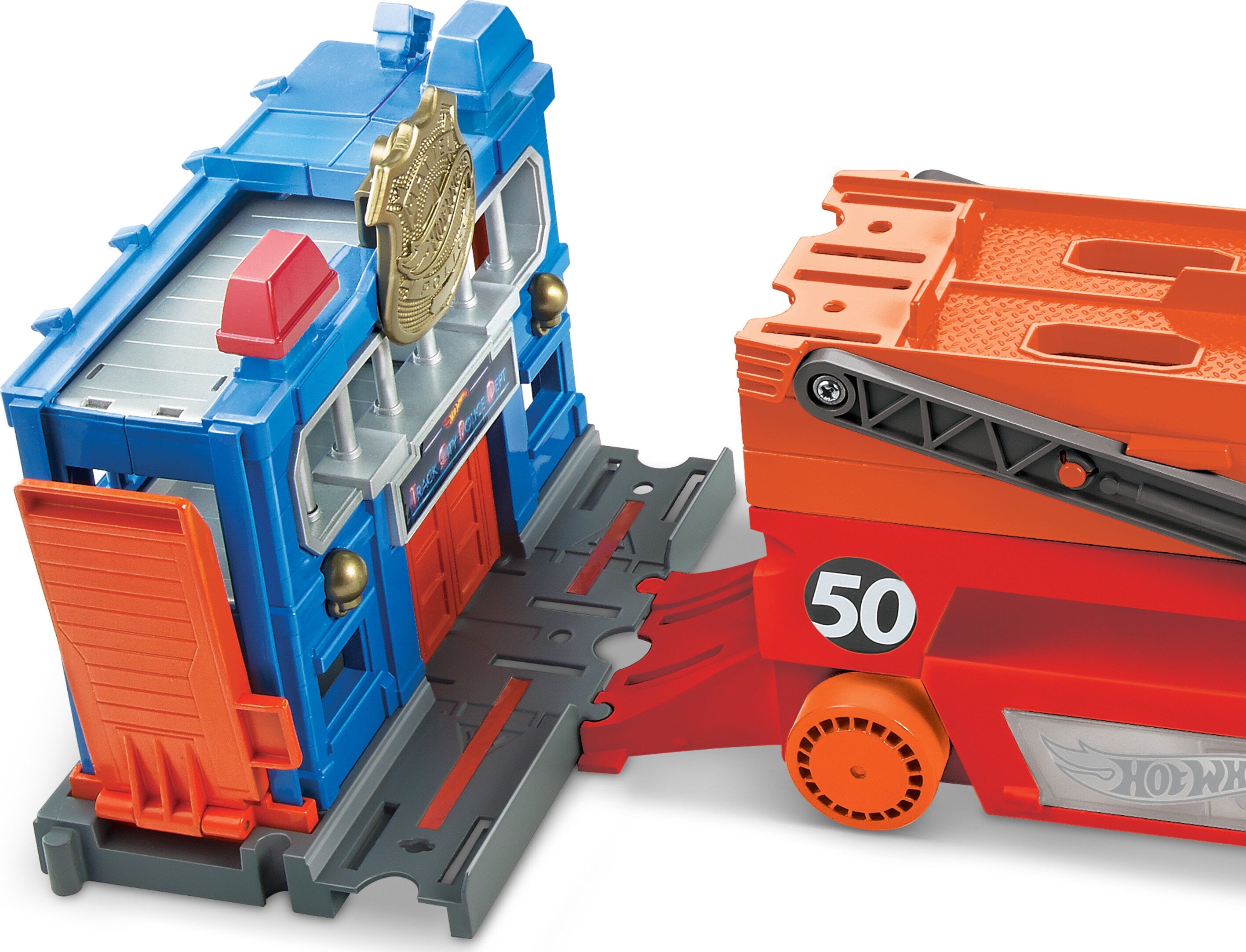 Mega Hauler with 6 Expandable Levels, Stores up to 50 1:64 Scale Toy Vehicles