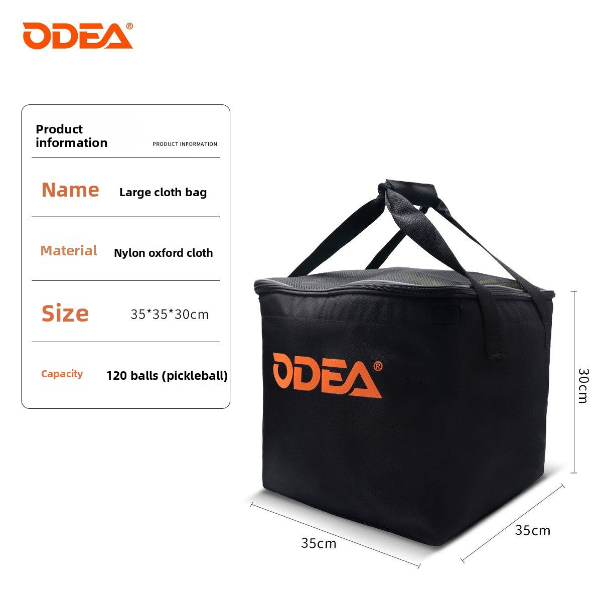 Portable Pickleball Tennis Storage Bag
