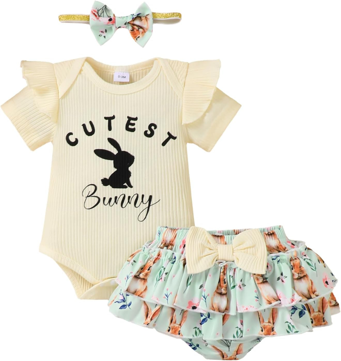 Mioglrie Newborn Baby Girl Clothes Infant Summer Outfits 0 3 6 12 18 Months