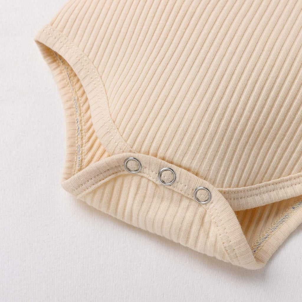 Bmnmsl Newborn Baby Boy Fall Clothes 3 6 12 18 24 Months Outfits Long Sleeve Knitted Cotton Romper & Pants Infant Winter Sets