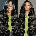 Levergreen Body Wave Lace Front Wigs Human Hair Pre Plucked Glueless 4x4 Lace Closure Wigs Human Hair Wigs For Black Women Human Hair Wig Body Wave Frontal Wigs Human Hair (Closure Wig 32 Inch)