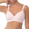 Underoutfit Perfect Neckline Bra - Everyday Wireless Bra - Comfy Womens Bra Without Underwire Crystal Rose