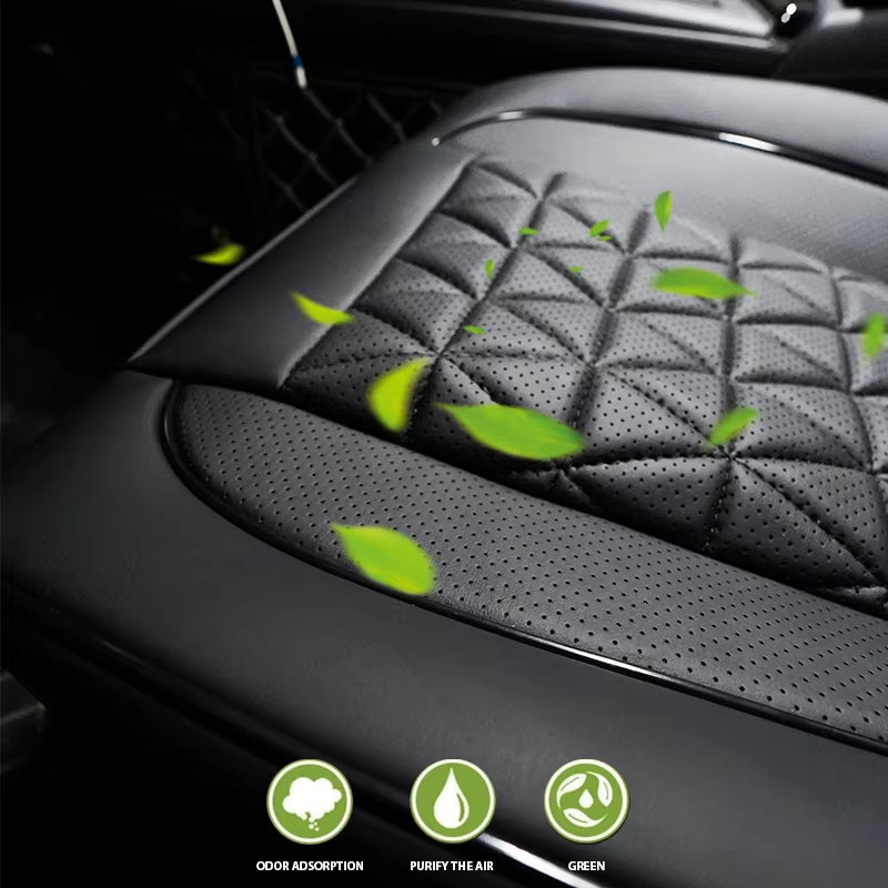 Car Seat Covers, PU Leather Perforated Leather Car Seat Cushions, Car Seat Protection Car Parts