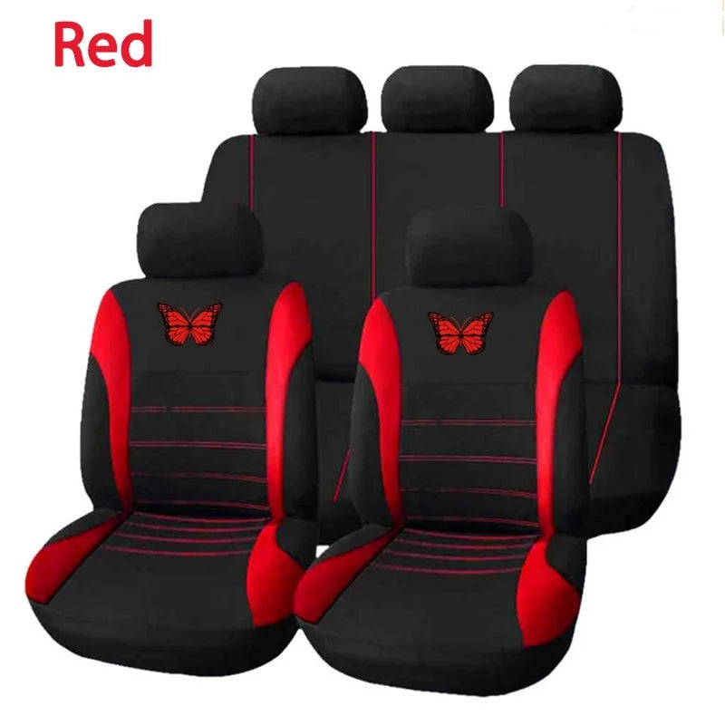 Butterfly Car Seat Covers Universal Car Seat Cover Car Seat Protection Covers Women Car Interior Accessories (9 Colors)