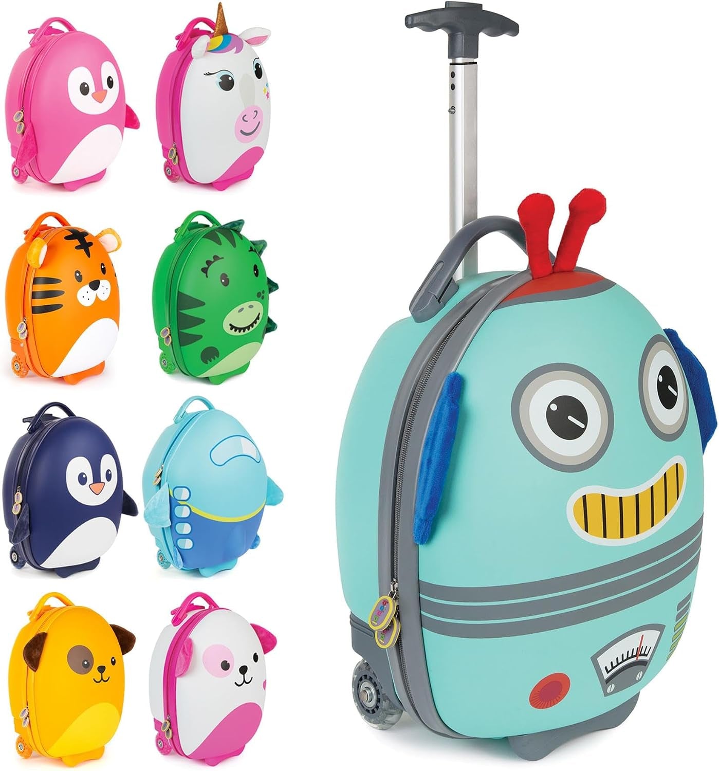 - Children'S Suitcase - Tiny Trekker Children'S Trolley Suitcase - Boys & Girls Suitcase - Suitable as Cabin Luggage - 17 L