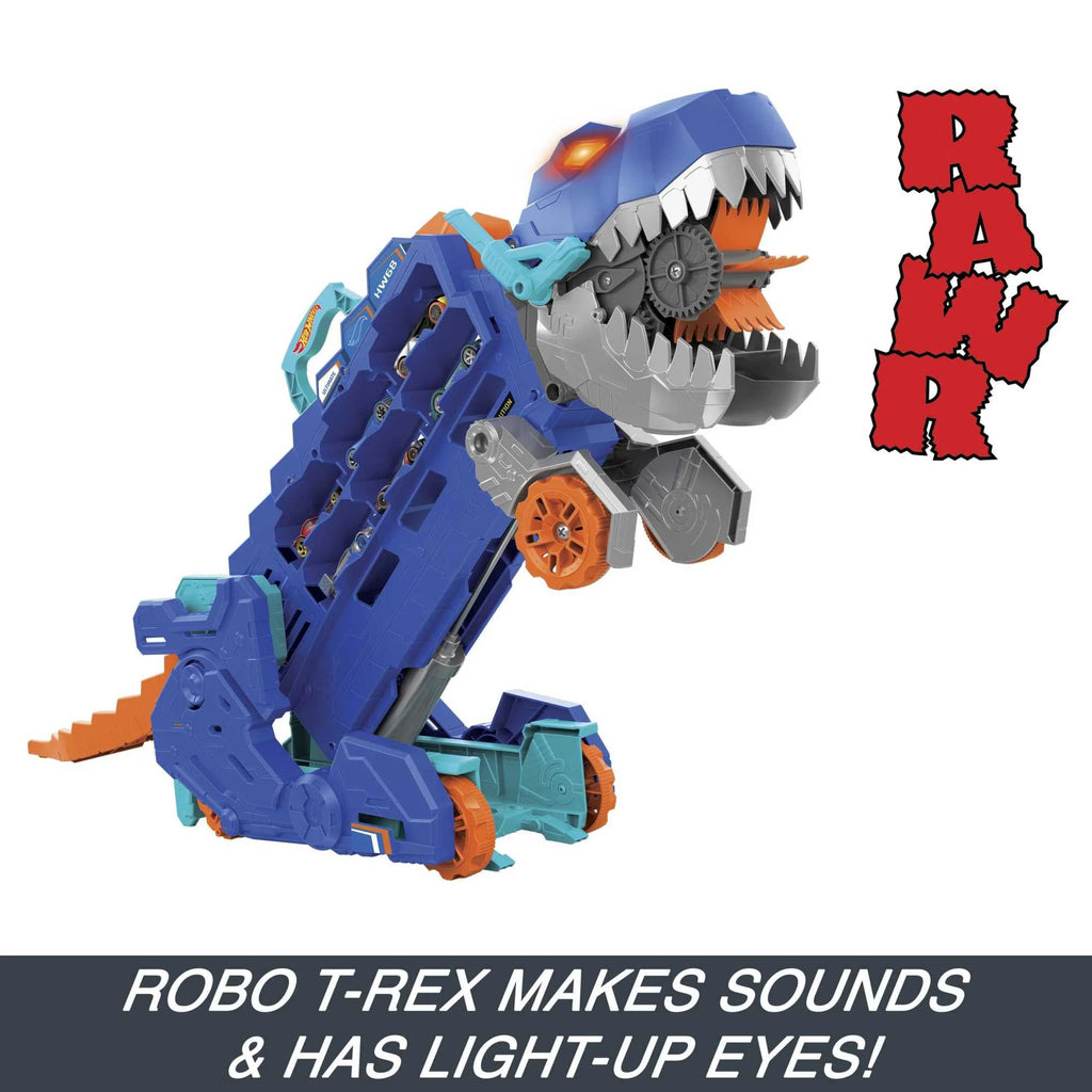 City Ultimate T-Rex Transporter, Hauler Transforms into a Dino, Featured in “Let’S Race”
