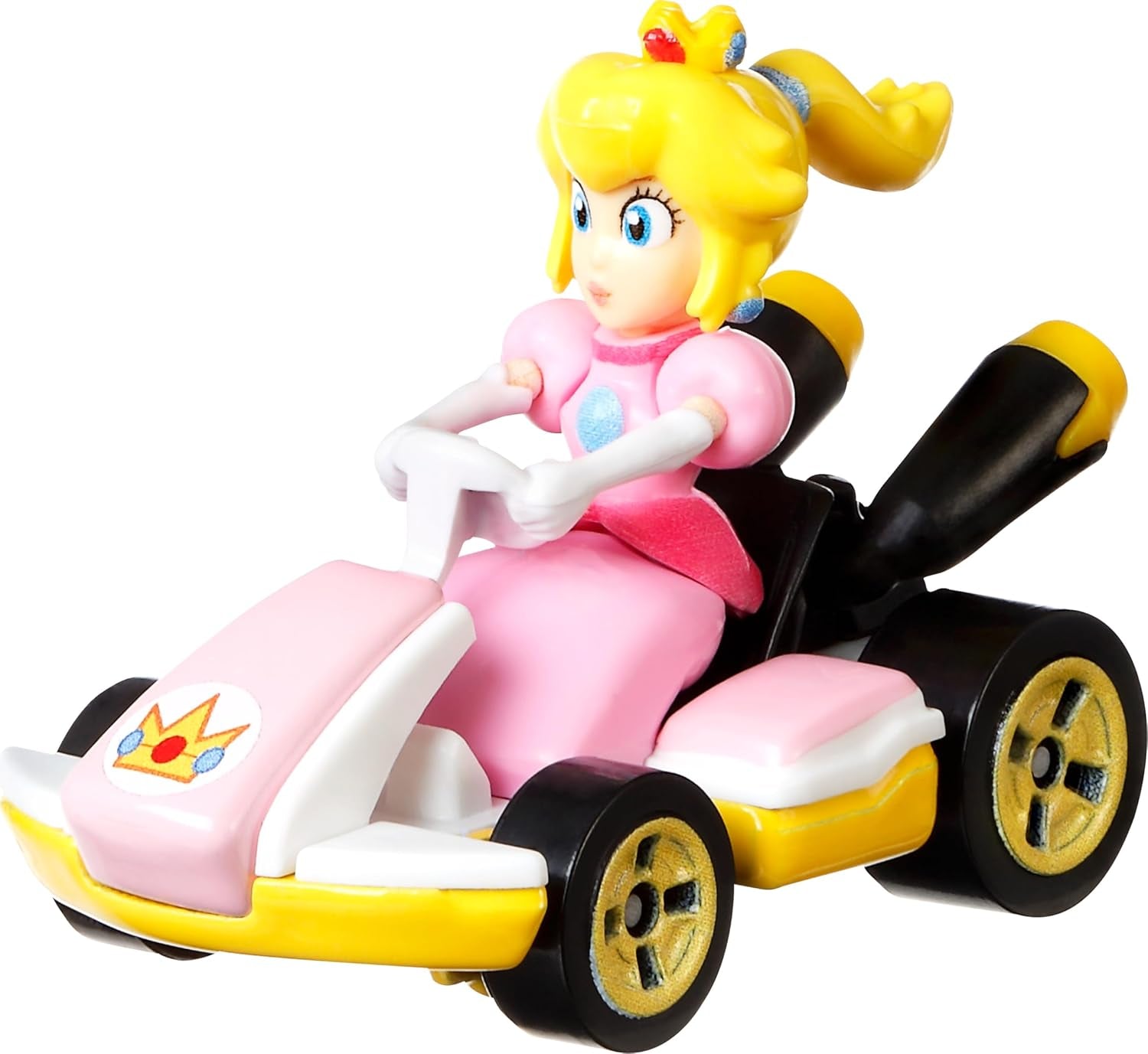 Hot Wheels Mario Kart Collection of 1:64 Scale Die-Cast Replica Vehicles, Toy Collectibles