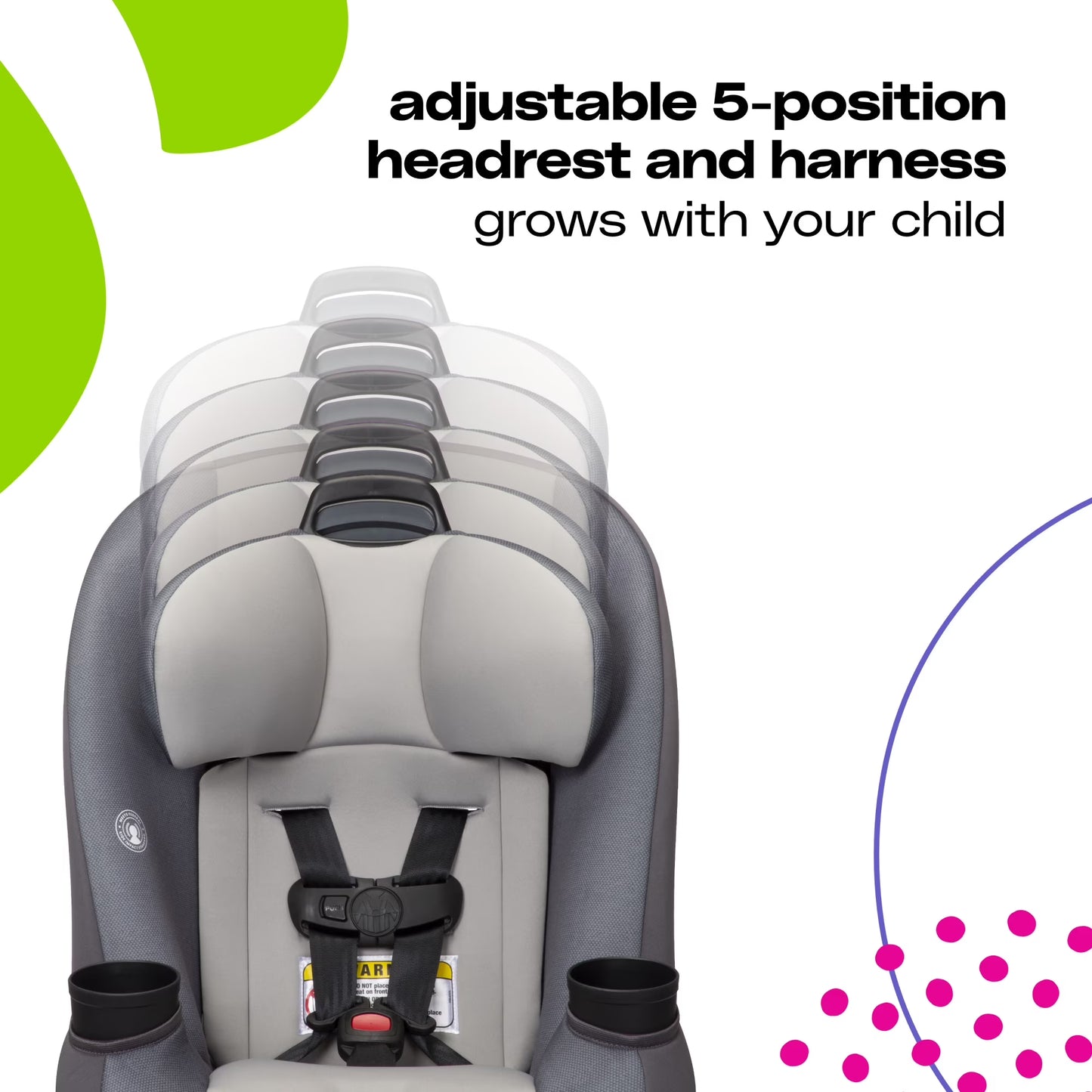 Entrada Infant & Toddler Convertible Car Seat, Baby Car Seat, Aegean Sea, Blue