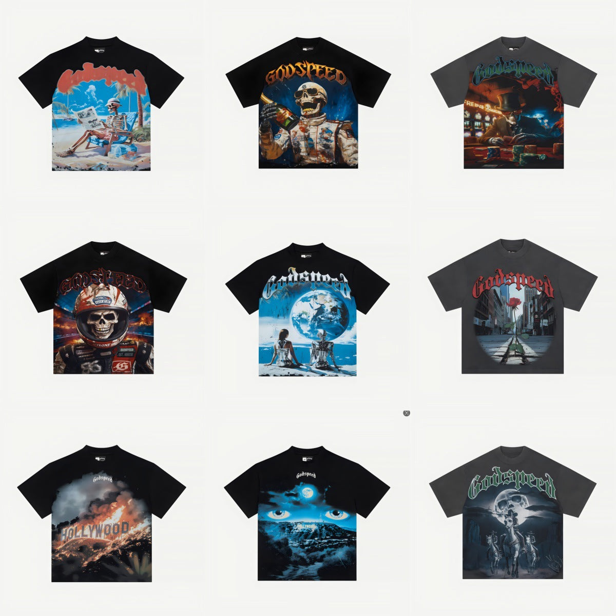Men and women couple's oversized loose short-sleeved clothing