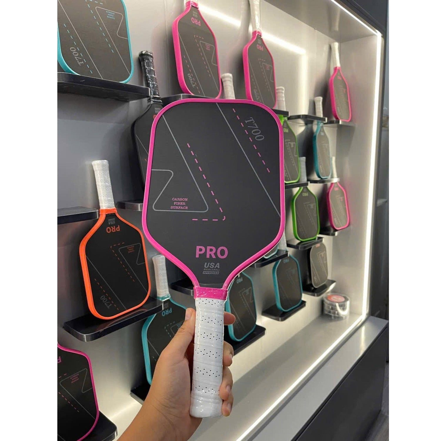 Carbon Fiber Pickleball Paddle Professional Sandblasted Surface