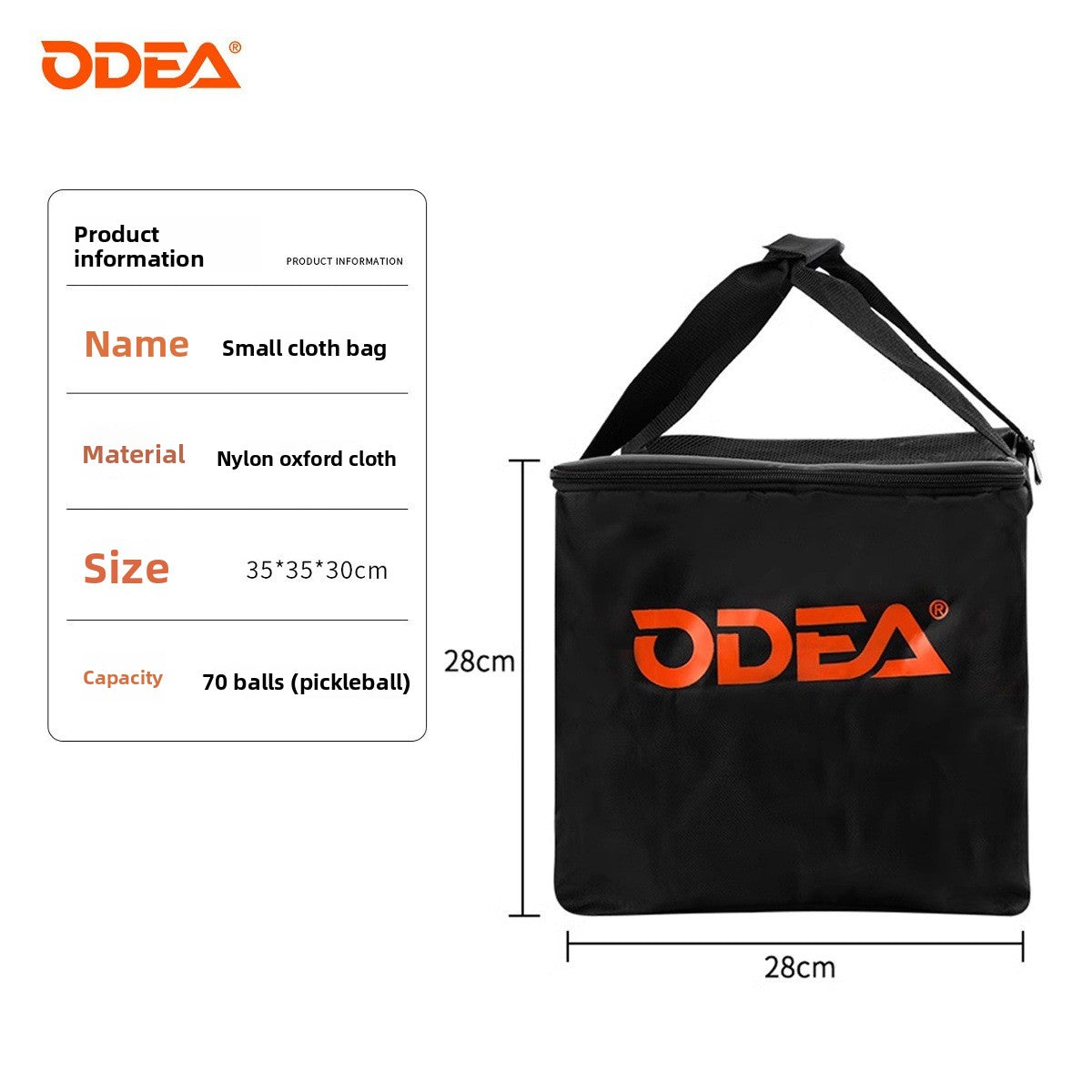 Portable Pickleball Tennis Storage Bag