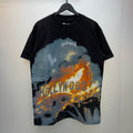 Men and women couple's oversized loose short-sleeved clothing