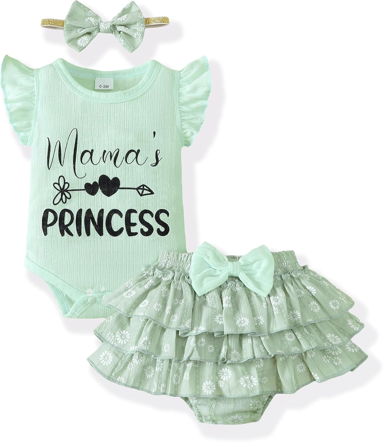 Mioglrie Newborn Baby Girl Clothes Infant Summer Outfits 0 3 6 12 18 Months